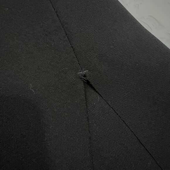 COS Tunic Blouse Small Black 3/4 sleeve hi low Size 4 - Picture 9 of 12